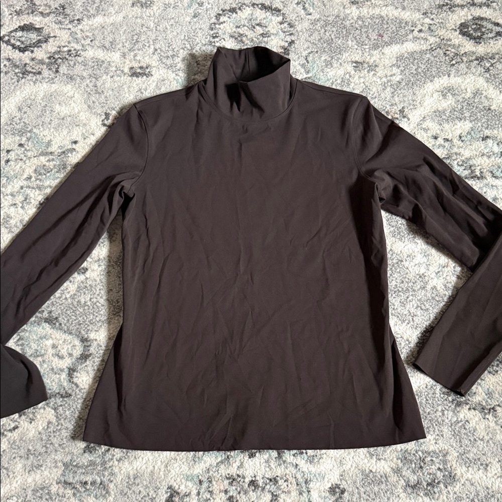 Kit and Ace The Base Long Sleeve Turtleneck in Brown Size XL